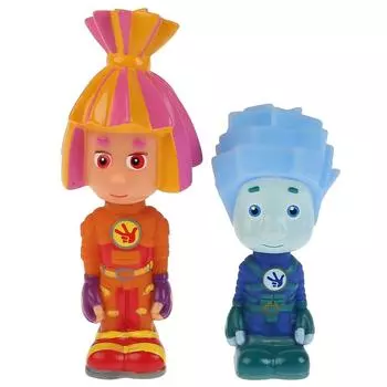 Игрушка пластизоль для ванны Фиксики - Симка и Нолик