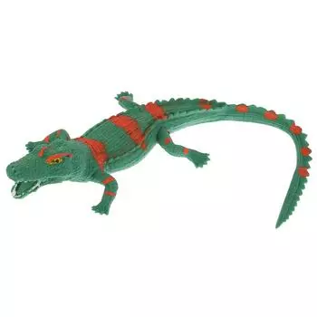 Игрушка пластизоль тянучка/гель - Саркозух крокодил, 27 см