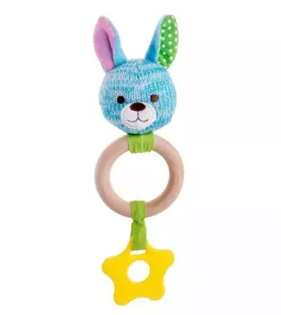 Игрушка-погремушка Эко - Зайчик