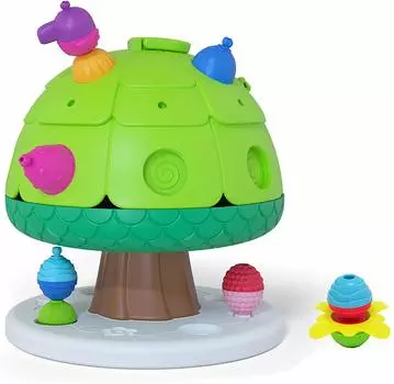 Игрушка развивающая Lalaboom - Дерево со звуковыми эффектами с аксессуарами, 8 предметов