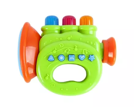 Игрушка развивающая - Музыкальная труба, 4 режима звуков, 16 мелодий