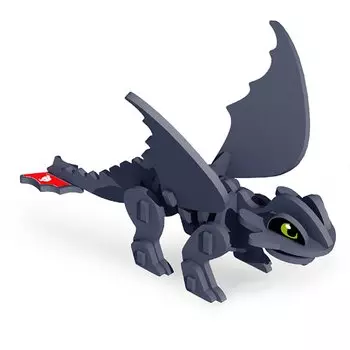 Игрушка сборная из мягких элементов – Дракон Беззубик