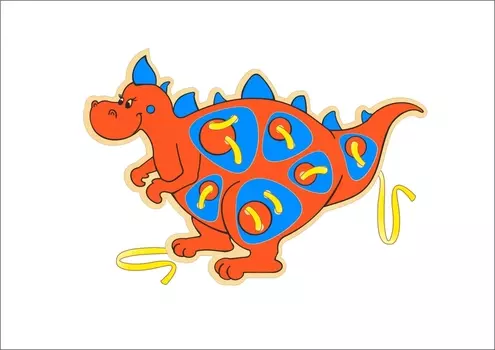 Игрушка-шнуровка Вуди - Шнурозаврик-2