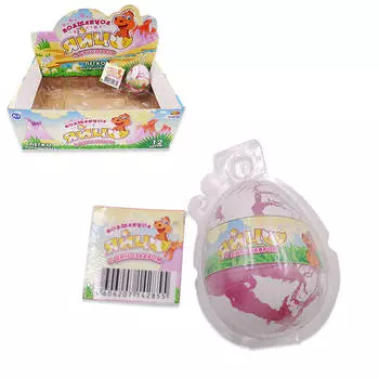 Игрушка-сюрприз - Динозавр, растущий из яйца в воде