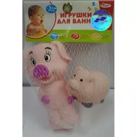 Игрушки для купания – Свинки, 10 см и 5 см