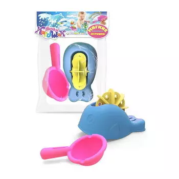 Игрушки для ванны - Кит, ковшик