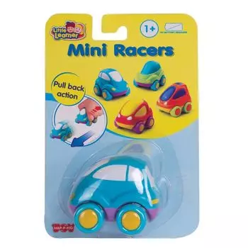 Инерционная гоночная машина Mini Racers, синяя