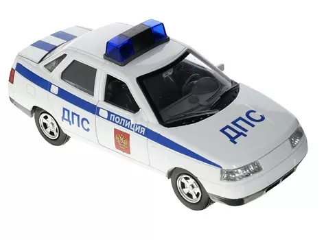 Инерционная машина LADA 110 - Полиция, свет, звук, 1:43