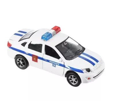 Инерционная машина Лада Гранта Полиция, свет, звук, 1:43