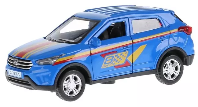 Инерционная машинка – Hyundai Creta Спорт. Металл, 12 см