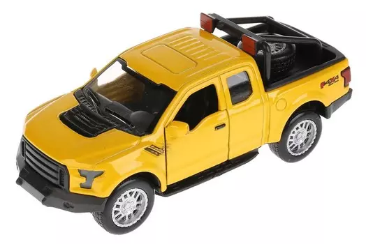 Инерционная машинка – Пикап. Металл, 12 см, свет и звук. Разные цвета