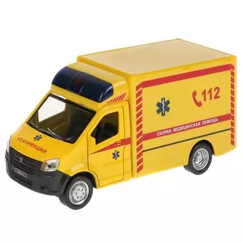 Инерционная металлическая машина ГАЗель - Next Реанимация, 15 см