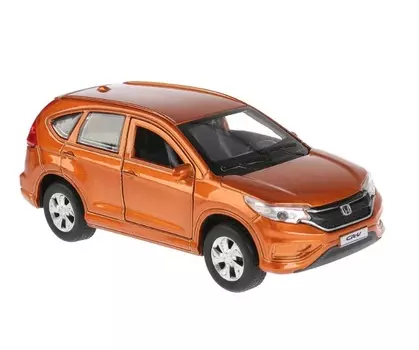 Инерционная металлическая машина - Honda CR-V, золотой, 12 см, открываются двери