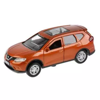 Инерционная металлическая машина - Nissan X-Trail, золотой, 12 см, открываются двери