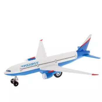 Инерционная металлическая модель – Самолет, свет, звук