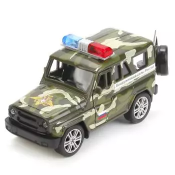 Инерционная металлическая модель UAZ Huntеr ВС 11,5 см