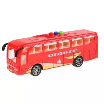 Инерционная модель - Автобус, 17 см, свет и звук