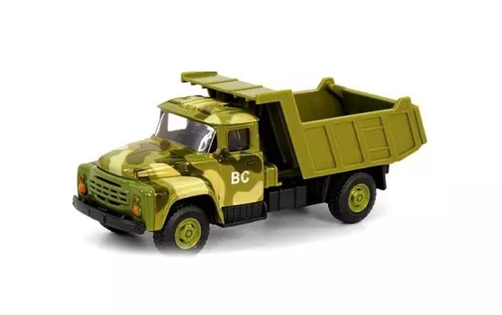 Инерционный металлический грузовик ВС, кузов поднимается, 16 х 6 х 8 см.