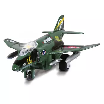 Инерционный самолет 1:43, свет, звук