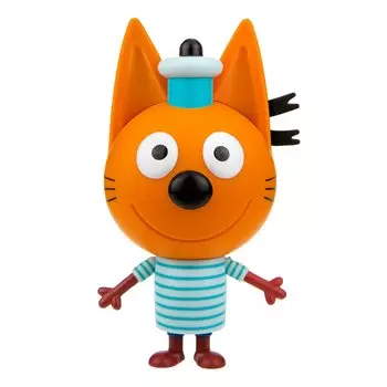 Интерактивная фигурка героя мультфильма - Три кота – Коржик, 15,7 см, 9 фраз и песенка