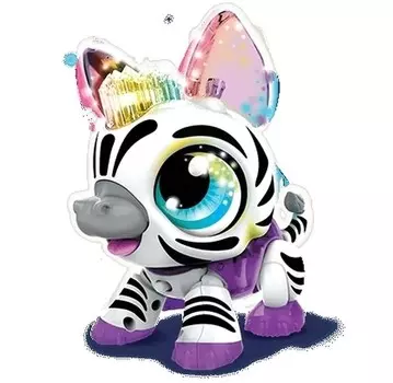 Интерактивная игрушка РобоЛайф — Зебра со светом