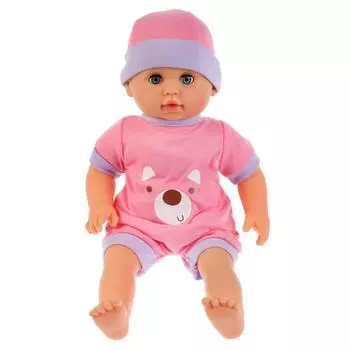 Интерактивная кукла - Настенька, 40 см с набором доктора, 6 функций, 10 потешек