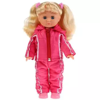 Интерактивная кукла Наташа в спортивном костюме, 32 см, 100 фраз, песенка на музыку Чичкова