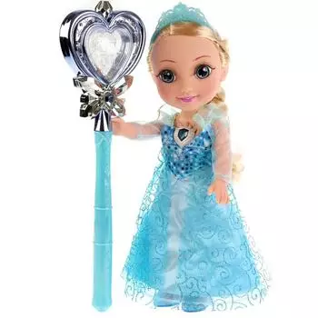 Интерактивная кукла – Принцесса Амелия с волшебной палочкой, 36 см, 100 фраз,