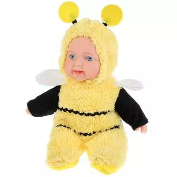 Интерактивная кукла – Пупс Юляша в костюме пчелки, песня и 3 стиха А. Барто, 25 см