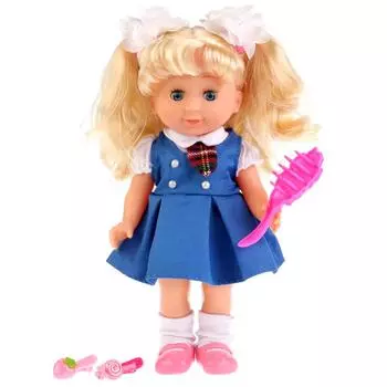 Интерактивная кукла - Школьница, 25 см, 100 фраз, песня Волшебный цветок