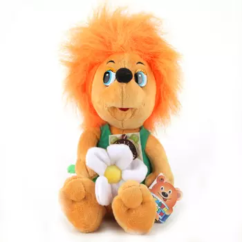 Интерактивная мягкая игрушка - Ёжик из серии Трям, здравствуйте, озвученный, русский чип, 25 см.