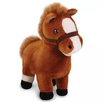 Интерактивная пони на пульте-поводке - Искорка, 23 см