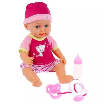 Интерактивный озвученный пупс Алёнка, стихи А. Барто и 100 фраз, пьет и писает, 36 см