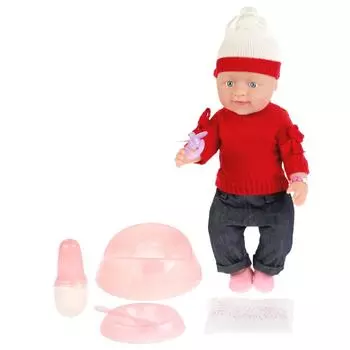 Интерактивный пупс, пьет и писает, с аксессуарами, 43 см