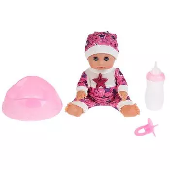 Интерактивный пупс с аксессуарами, 20 см, пьет, писает, закрывает глаза