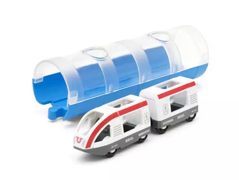 Электричка и туннель, 3 элемента