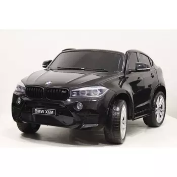Электромобиль Barty BMW X6M двухместный, черный глянец