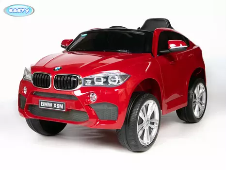Электромобиль Barty BMW X6M одноместный, цвет – красный глянец