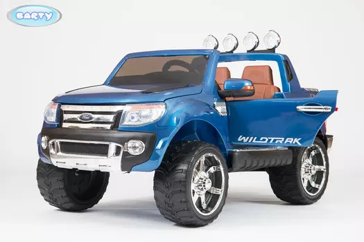 Электромобиль Barty Ford Ranger, цвет - синий глянец, лицензионная модель