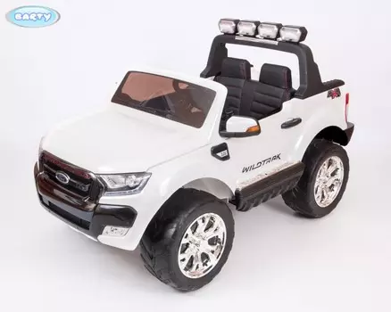 Электромобиль Barty Ford Ranger F650 с монитором цвет – белый, лицензионная модель