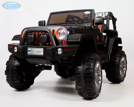 Электромобиль Barty Jeep Т010МР, черный