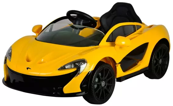 Электромобиль Barty Mclaren Z672, лицензионная модель, цвет желтый