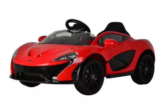 Электромобиль Barty Mclaren Z672, лицензионная модель, красный, свет и звук