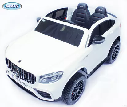 Электромобиль Barty Mercedes-AMG GLC 63 S Coupe лицензия, цвет – белый