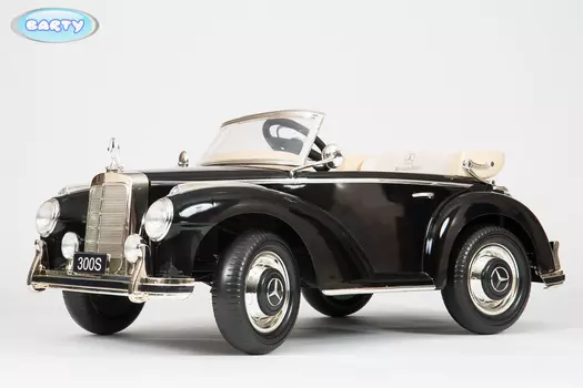 Электромобиль Barty Mercedes-Benz 300S LS-618, цвет - черный глянец