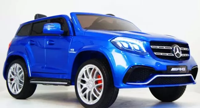 Электромобиль Barty Mercedes-Benz AMG GLS63 синий глянец