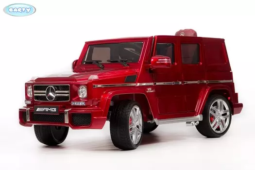 Электромобиль Barty Mercedes-Benz G63 AMG 12/7ah HAL168, цвет - вишневый глянец