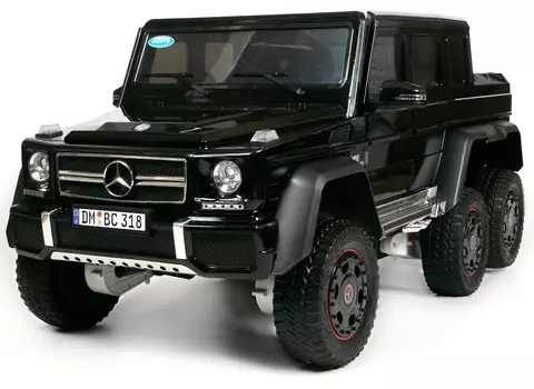 Электромобиль Barty Mercedes-Benz G63-AMG 4WD, шестиколесный, цвет - черный глянец