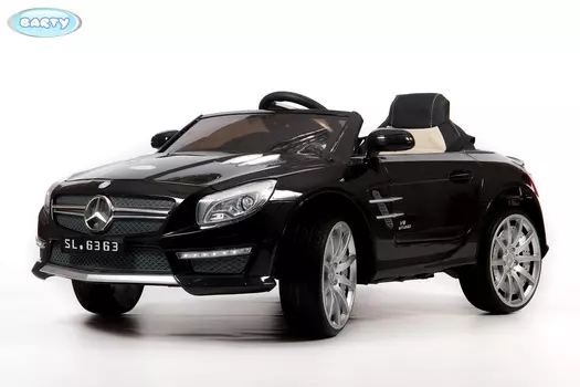 Электромобиль Barty Mercedes-Benz SL63 AMG, цвет - черный глянец, лицензия