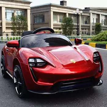 Электромобиль Barty Porsche Spyder М777МР, цвет - вишневый глянец